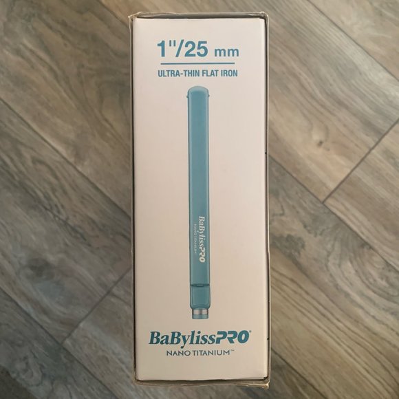 NEW BABYLISSPRO NANO TITANIUM 1" ULTRA THIN FLAT IRON - Picture 3 of 11